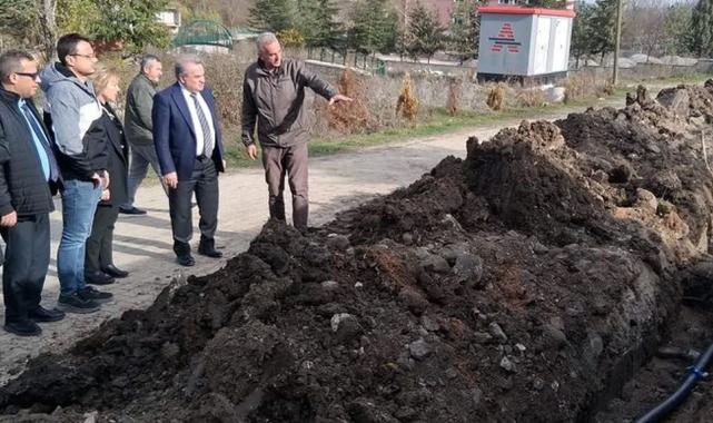 Bozüyük’te içme suyu müjdesi… Muratdere’ye 4 bin 500 metrelik yeni hat