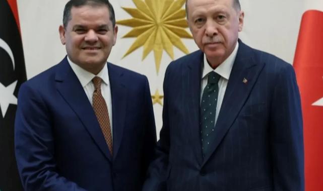 Cumhurbaşkanı Erdoğan, Libya Başbakanı Dibeybe ile görüştü