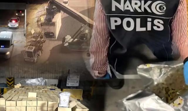 Derince Limanı’nda 1,5 tonluk skunk operasyonu: 5 gözaltı!