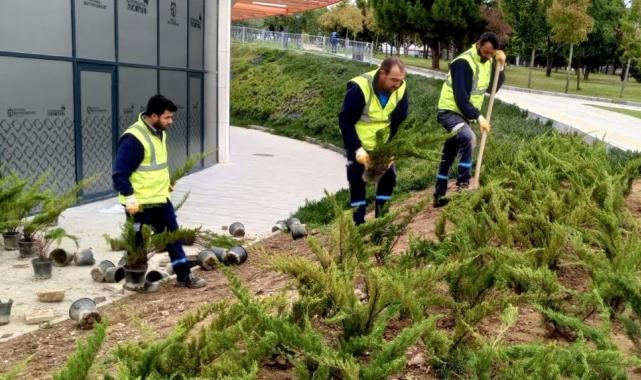 Dilovası Millet Bahçesi’nde dip köşe temizliği