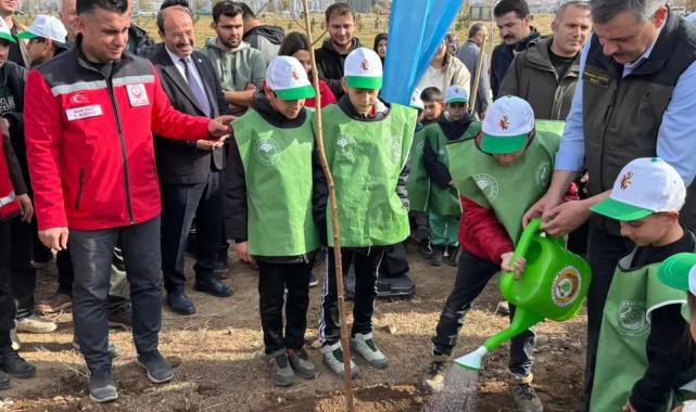 Erzurum’da ‘Aile Hatıra Ormanı’ kuruldu