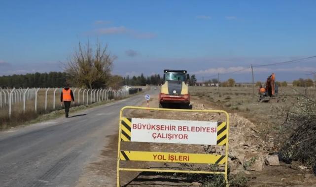 Eskişehir Büyükşehir’den Çifteler’e 30 kilometrelik yol yatırımı