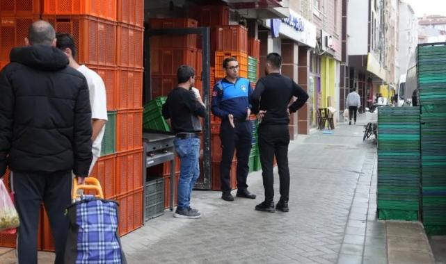 Eskişehir’de kaldırım işgallerine sıkı denetim