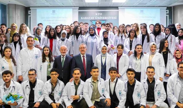 Geleceğin hekimleri Konya’da beyaz önlükleri giydi