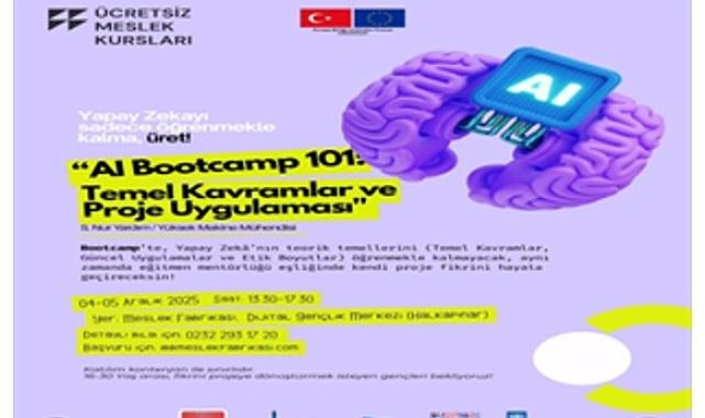 Gençlerin fikirleri yapay zekâ ile projeye dönüşecek