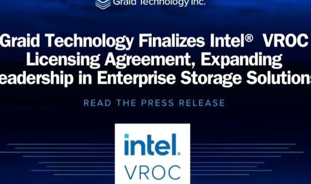 Graid Technology, Intel VROC lisans anlaşmasını tamamladı… Graid, kurumsal depolamada liderliği genişletiyor