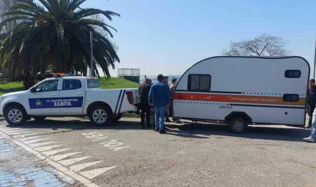 İstanbul Maltepe’de karavanlara zapturapt!