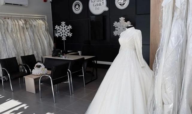 Kar Tanesi Gelinlik Evi’ne Kayseri Talaslılardan yoğun ilgi