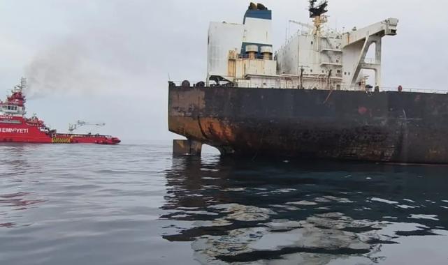 Karadeniz’de patlama yaşayan ‘KAIROS’ta yangın söndürüldü… VIRAT’ın çeki operasyonu sürüyor