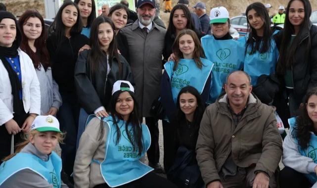 Kayseri Kocasinan’da mavi ile yeşil buluşuyor