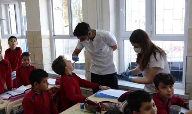 Kayseri Kocasinan’dan öğrencilere ağız ve diş sağlığı taraması