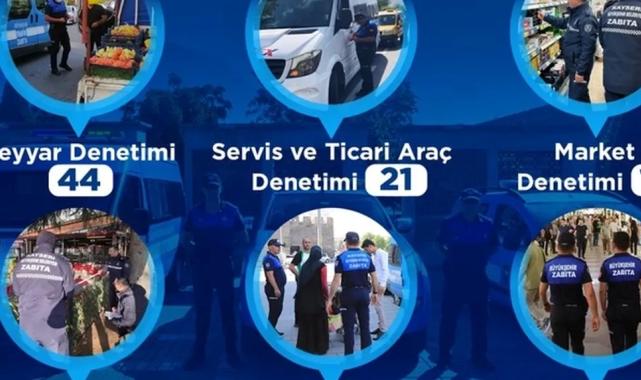 Kayseri zabıtasından yoğun denetim