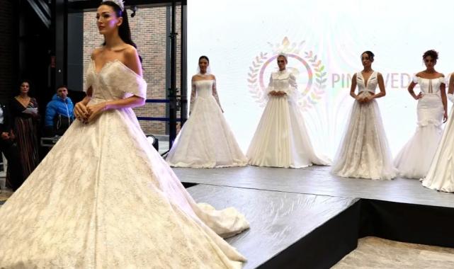 Kocaeli 3. Evlilik Fuarı’nda gelinlik ve bindallılar sahneye çıktı