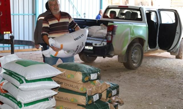 Kocaeli Büyükşehir’den yangın mağduru üreticilere destek