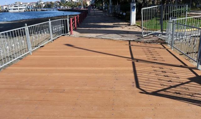 Kocaeli Değirmendere sahiline yeni yaya geçiş köprüsü