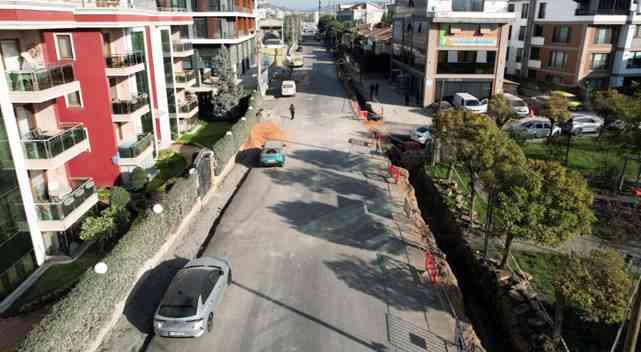 Kocaeli Şehit Ergün Köncü Caddesi yenileniyor