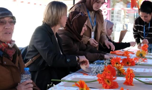 Kocaeli’den kadına şiddete turuncu farkındalık