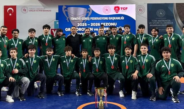 Konya Karataylı yıldız güreşçilerden Türkiye ikinciliği