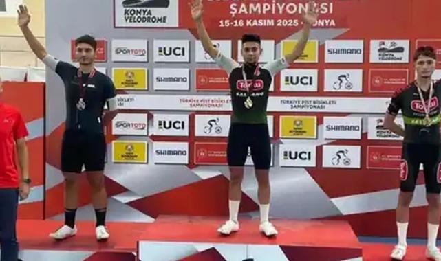 Konya Veledromu’nda Torku rüzgar! Madalyalar peş peşe