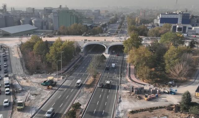 Konya’da Marangozlar Köprülü Kavşağı’nın alt kısmı trafiğe açıldı