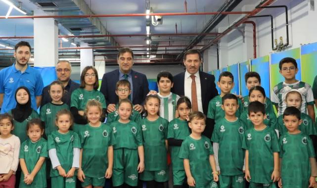Konya’da Milletvekili Karaman ve Başkan Kılca sporcularla buluştu