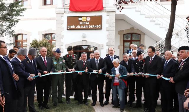 Konya’da yenilenen Şehit Aileleri Derneği binası açıldı