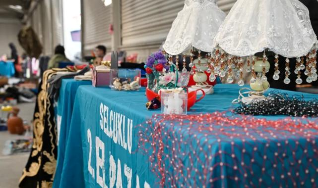 Konya Selçuklu’da 2. El Pazarı’na yoğun ilgi