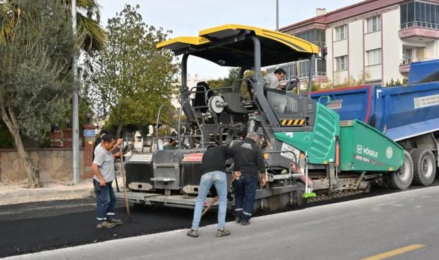 Manisa’da 9 bin ton asfaltla yol konforu arttı