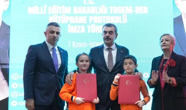MEB’den TOGEMDER ile kütüphane protokolü