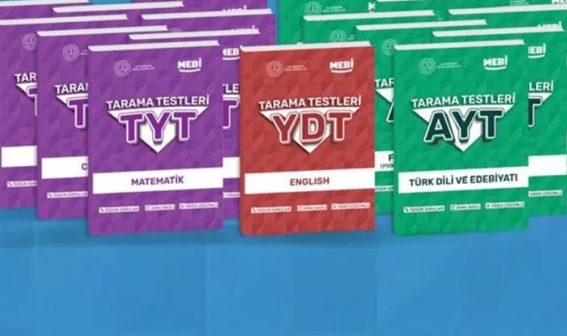 MEBİ YKS tarama testi kitapları yayımlandı