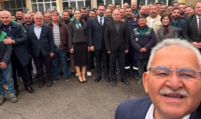 Memduh Büyükkılıç Büyükşehir personeliyle buluştu