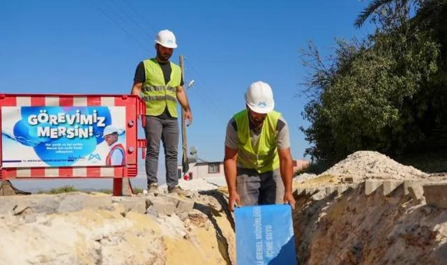 Mersin’de altyapı çalışmaları hız kesmeden sürüyor