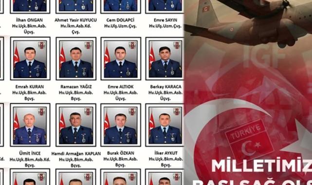 MSB şehitlerimizin kimliklerini paylaştı… Gürcistan-Azerbaycan sınırında düşen askeri uçaktaki 20 askerimiz şehit!