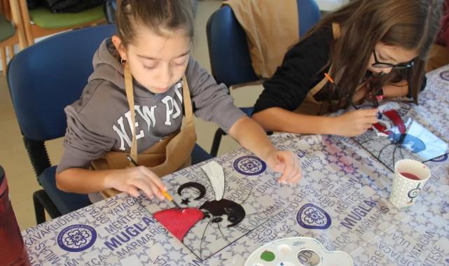 Muğla atölyelerinde Atatürk temalı sanat çalışmaları