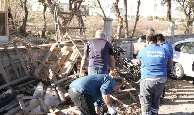 Muğla Dalaman’da 25 bin ton atık toplandı