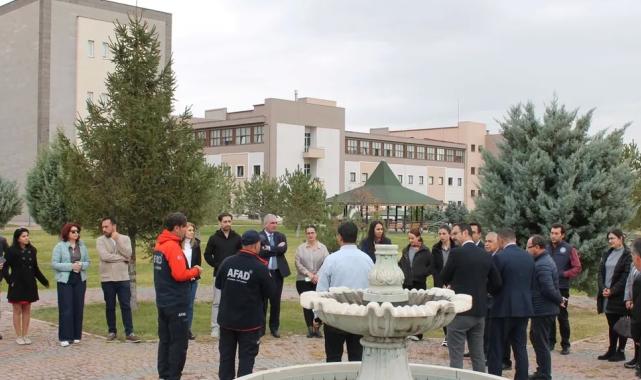 NNYÜ’de deprem tatbikatı