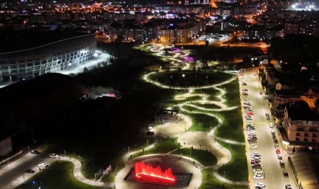 Ordu’da Durugöl, gece görünümüyle hayran bırakıyor
