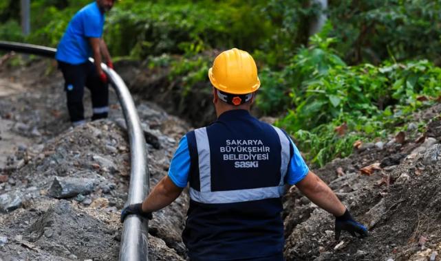Sapanca Yanık’ta içme suyu hattı yenileniyor