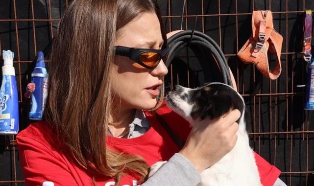 Serenay Sarıkaya’dan ‘can dostlar’ için özel mesai