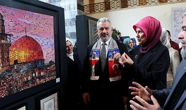 TBMM’de Gazze’ye destek sergisi “Hilalin Işığında” açıldı