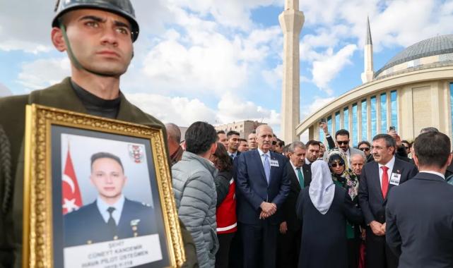 Üç şehidimiz de Ankara’da son yolculuğuna uğurlandı