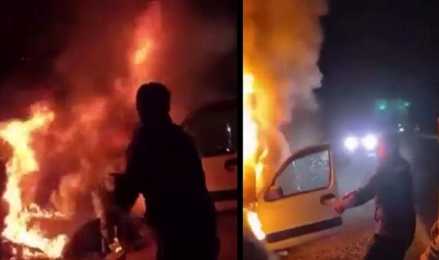 Yanan araçtan aileyi kurtaran cezaevi personeline Bakan Tunç’tan tebrik