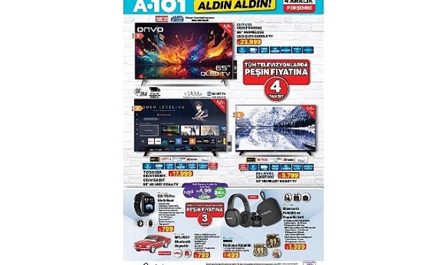 4 Aralık’ta A101’de Mobilite ve Teknoloji Ürünleri Öne Çıkıyor