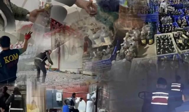 81 ilde sahte alkole büyük darbe… Son 1 haftada 91 bin litreden fazla kaçak içki