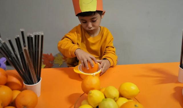 Ankara’da miniklerden renkli ‘C Vitamini’ etkinliği