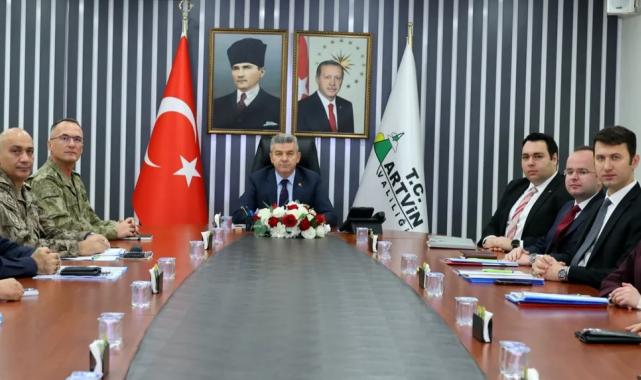 Artvin’de güvenlik ve asayiş koordinasyonu