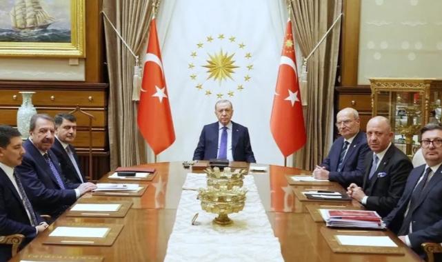 Cumhurbaşkanı Erdoğan, ATO Başkanı Baran ve Ankara heyetini kabul etti
