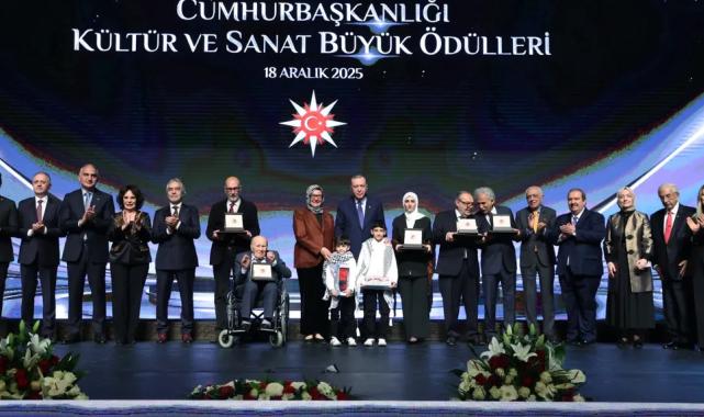 Cumhurbaşkanlığı büyük ödülleri sahiplerini buldu… Erdoğan’dan kültür ve sanat vurgusu