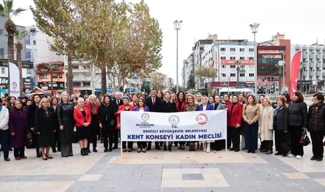 Denizli Kadın Meclisi’nden Dünya Kadın Hakları Günü’nde anlamlı buluşma