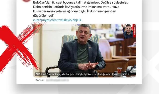 Dezenformasyon’dan İHA düşürme iddialarına yalanlama